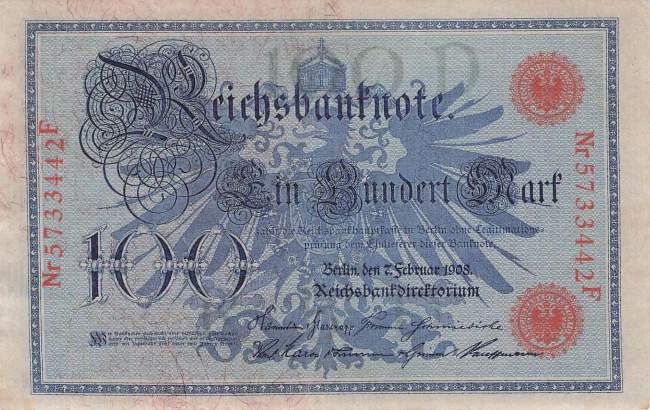 100 Mark 1908